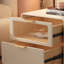 Table de chevet en bois massif de style moderne et luxueux 19,68 pouces