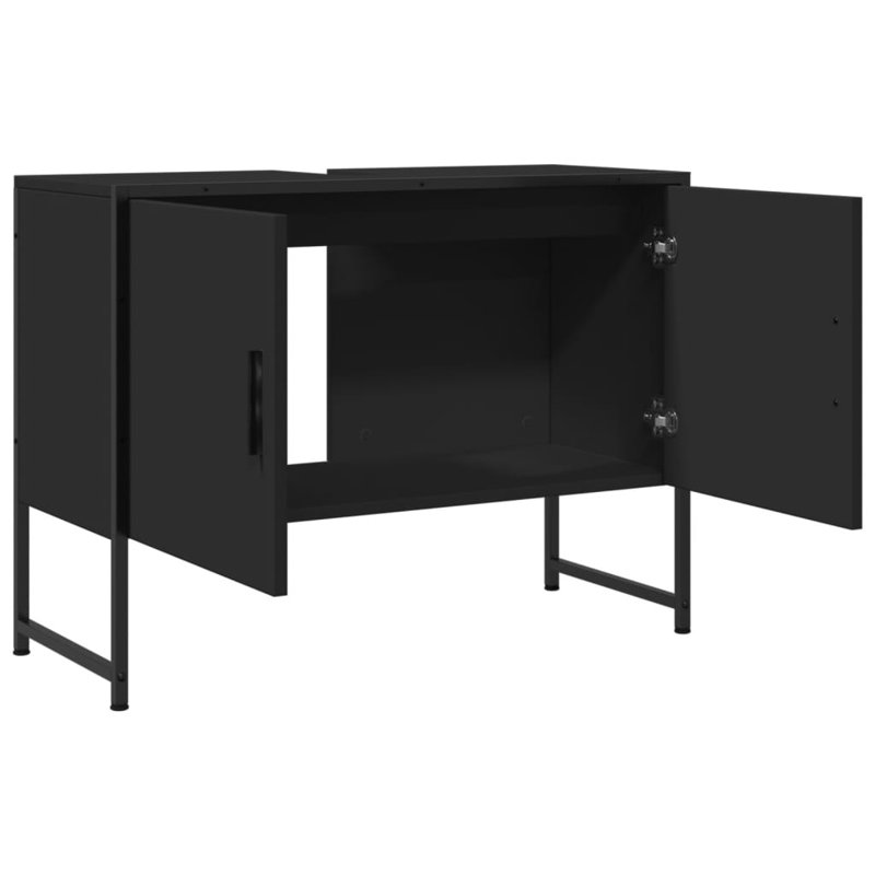 Nivi 80mm Single Bathroom Vanity with Basin, Black