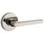 Single Dummy Door Lever with Contemporary Round Rose-22084097-22084101