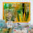 Impression dorée sur toile encadrée
