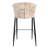 Georgia Upholstered Counter Stool with Solid Wood Frame-123381627
