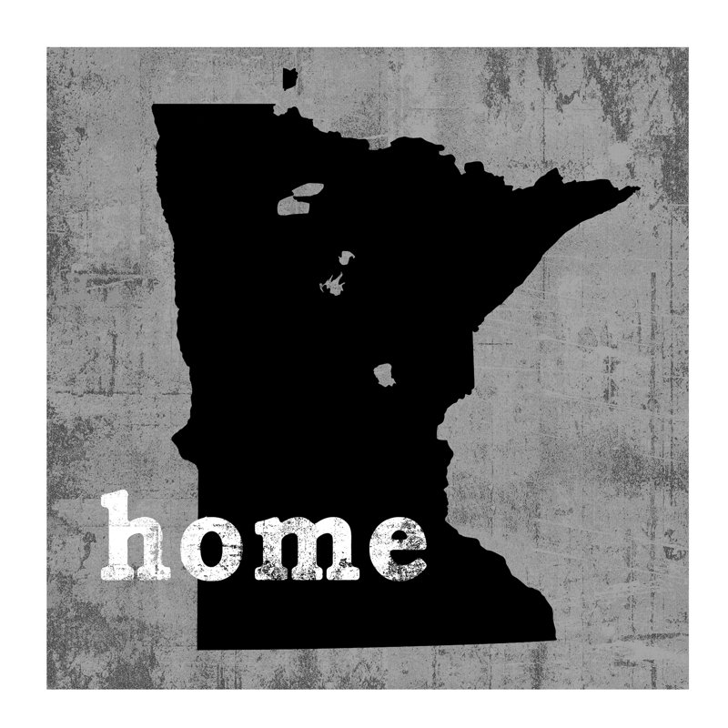 Minnesota by Luke Wilson - No Frame Print on Canvas, 45.72 cm H x 45.72 cm W x 1.91 cm D