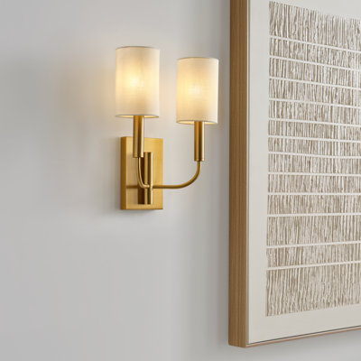 Tedder Steel Candle Wall Light