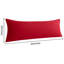 Taie d'oreiller pour le corps en microfibre, ensemble de taies d'oreiller douces avec fermeture portefeuille, 137 cm L × 51 cm H-101395647