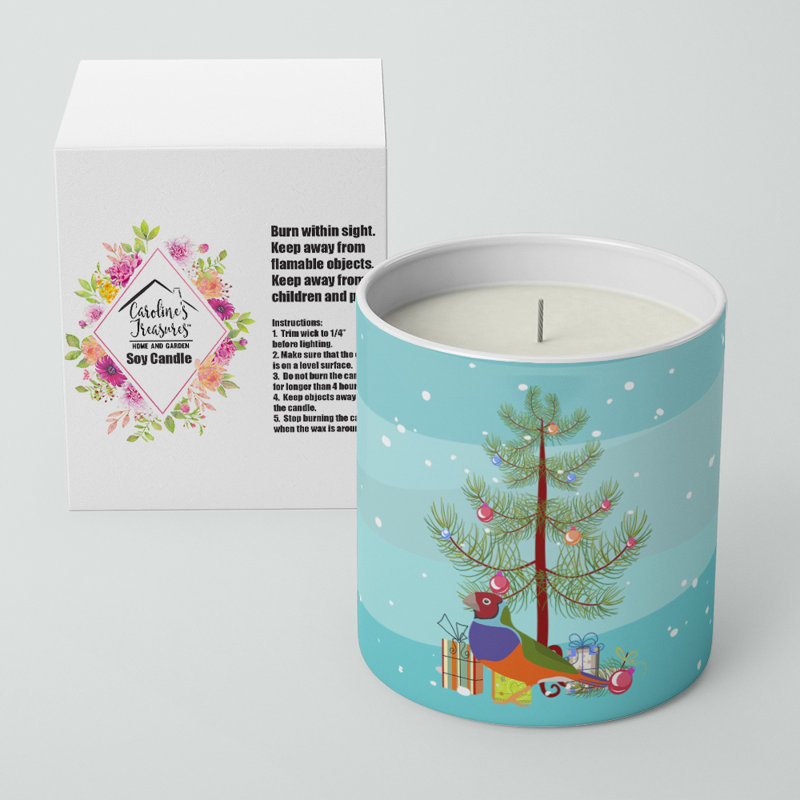 Bougie décorative Amadina Merry Christmas 10 oz