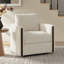Fauteuil demi-tonneau pivotant en bois massif 31,25 W Nicha-1056186543