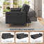 Tufted 3 Seater Sofa Bed-10360755