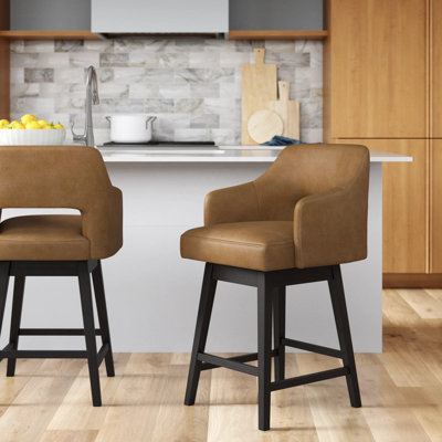 Tabouret de comptoir pivotant 26 po Bethine