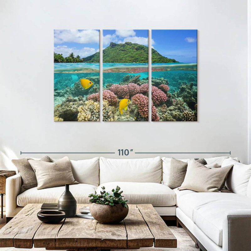 Aletra Huahine Underwater Ocean, 48" H x 74" W