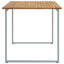 Solid Wood Top Metal Base Dining Table-703112654