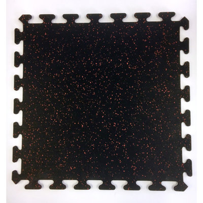 Carreaux de caoutchouc 5/16 po flex interlocking