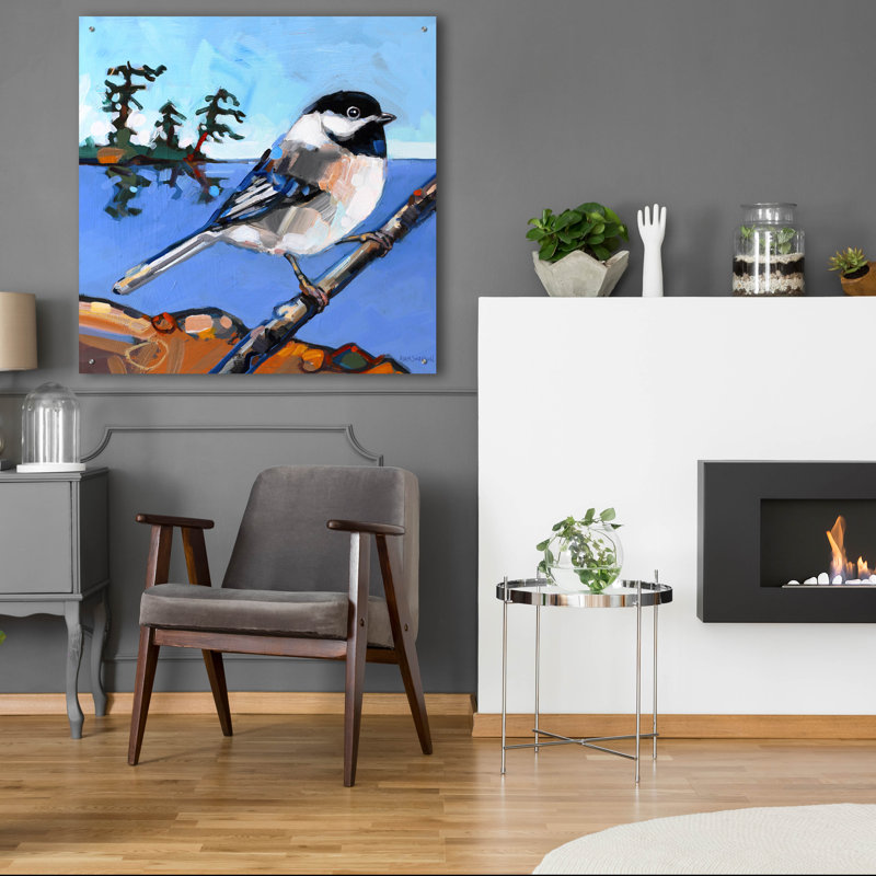 Art mural en verre Lark Manor ™ «Storm» par Adam Swanson, H 36 po x l 36 po x P 0,2 po