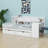 Wooden L-Shape Daybed With Storage Cabinets And Storage Drawers,Multi-Functional Bed With Study Desk-631319283-631319282