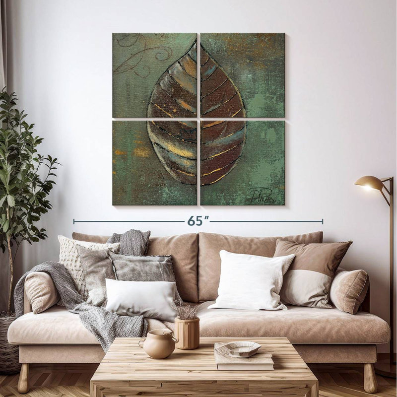 Harnek New Green Leaf, 45" H x 45" W