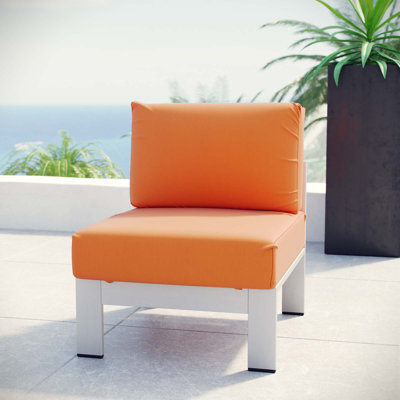 Chaise de patio avec coussins Shore