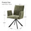 Fauteuil demi-tonneau pivotant avec accoudoirs et pieds en métal-965484758-965484756