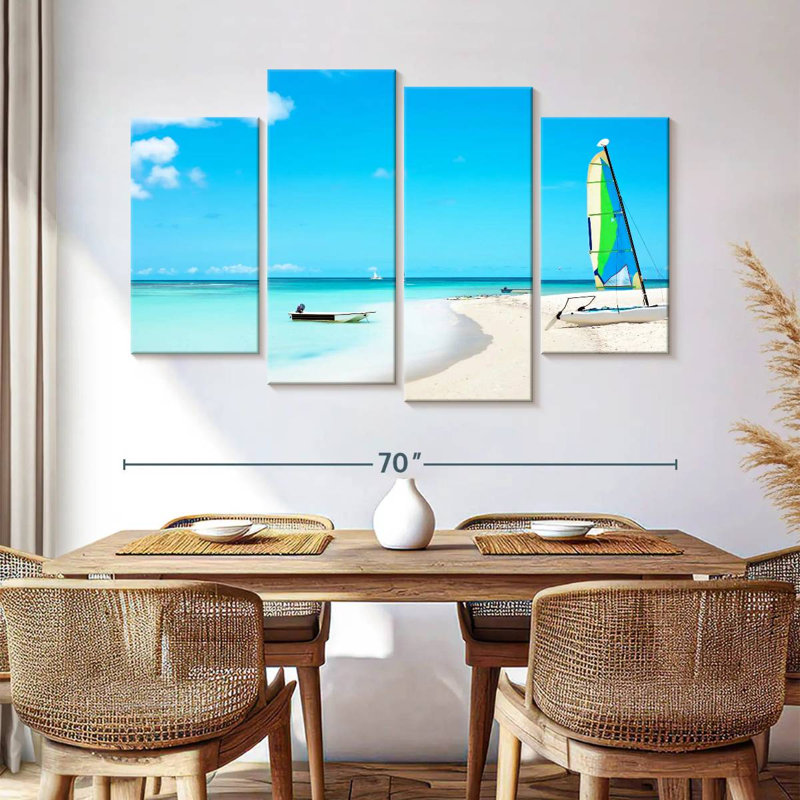 Gillard Sailing In Aruba, 42" H x 68" W