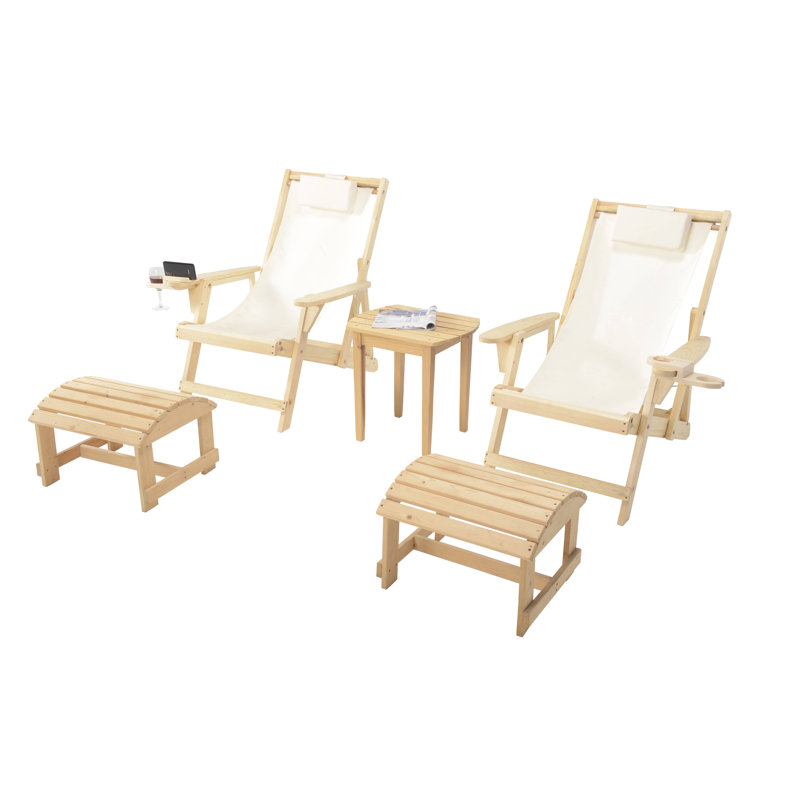 Chaise de bureau pliante Romantic Collection, Naturel, Beige