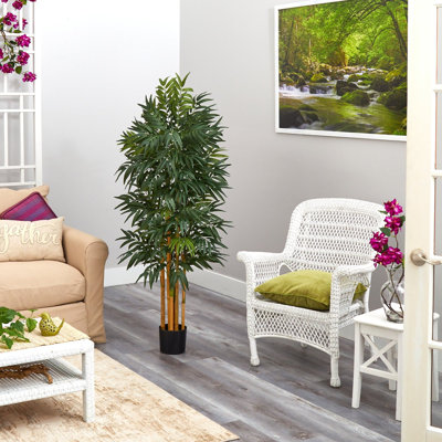 Phoenix Palm Artificial Tree with Natural Trunk