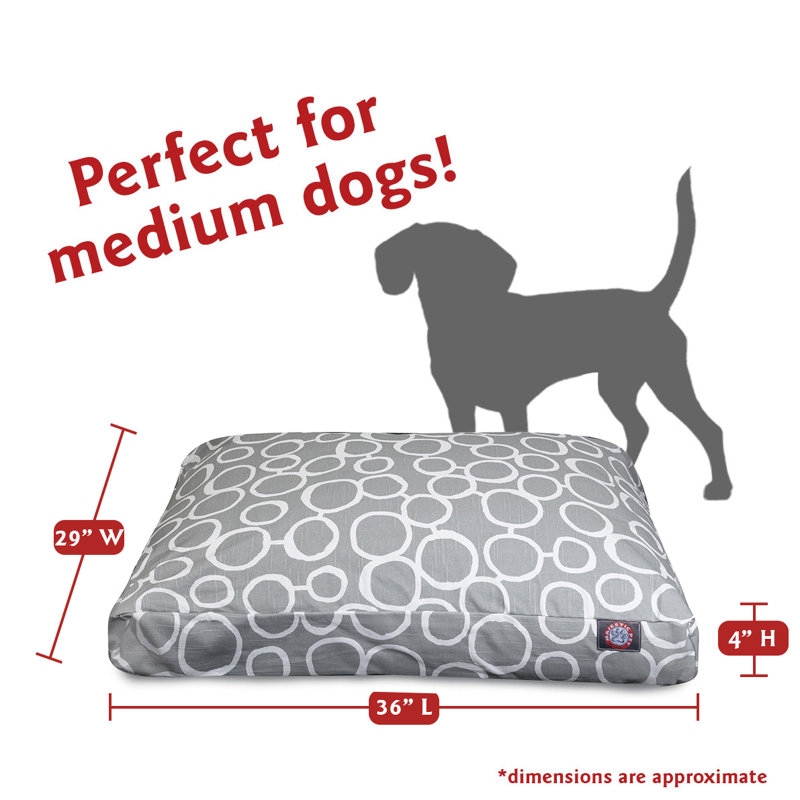 Coussin Fusion Orthopedic, Gris, Moyen (l 29 po x P 36 po x H 5 po) ;