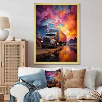 Camion 53 pieds Sublime Paysages I - décoration murale camion