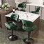Ensemble de deux tabourets de bar rembourrés ergonomiques avec dossier, conception à double couche réglable pour la salle à manger, le bar maison et l'îlot de cuisine