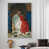 White Floater Framed