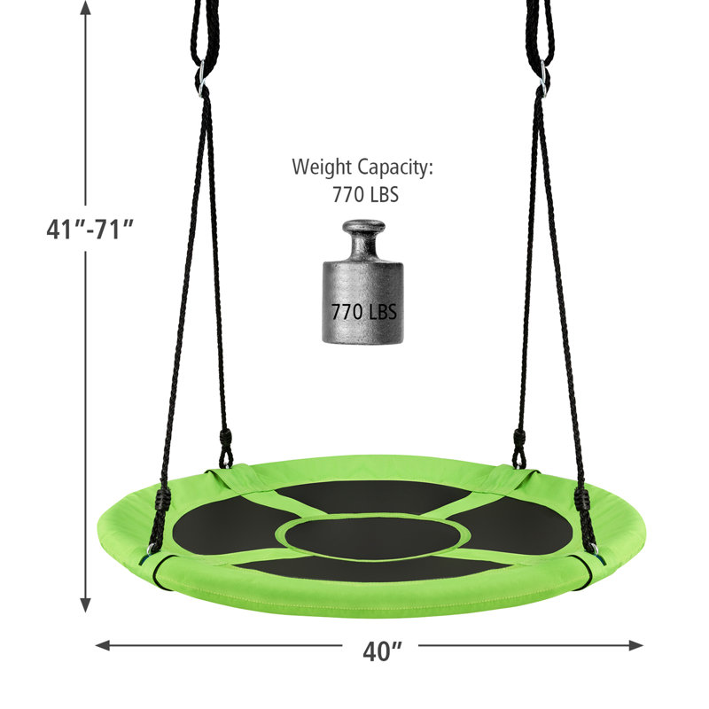 Chaise hamac Judson Flying Saucer Tree, Vert