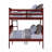 Marita Cherry Bunk Bed (Twin /Full )