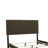 Charcoal Upholstered Eastern King Panel Bed