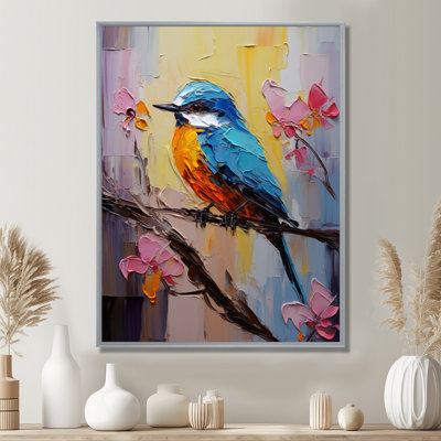 Bluebird Serenade Painting - Bird Wall Art