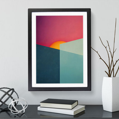 Brilliant Abstract Sunset - Wall Art