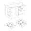 Bureau d'ordinateur Bureau à domicile, ordinateur portable, installation à gauche, à droite, tiroirs de rangement, travail, stratifié-1654021215-1724216895