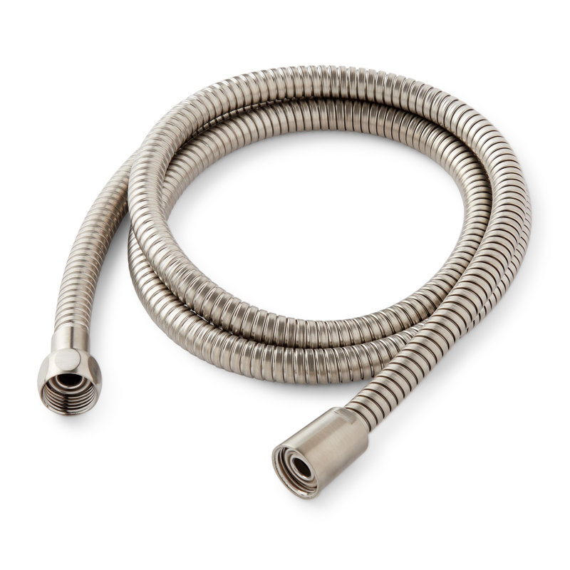 Signature Hardware Contemporary Hand Shower and Hose, Brushed Nickel
