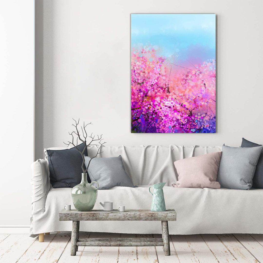 Kirschblüten - Kunstdrucke auf Leinwand - Wrapped Canvas