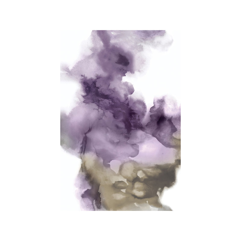 «Derive in Amethyst I» par Daniela Hudson - reproduction d'art, H 48 po x l 32 po x P 1,5 po, Toile tendue