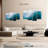Lilie Blue Glass Structure-108837168