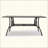 Outdoor Cast Aluminum Rectangular Dining Table