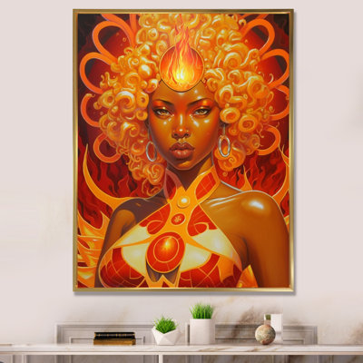 " Africam Tribal Flame Princess "