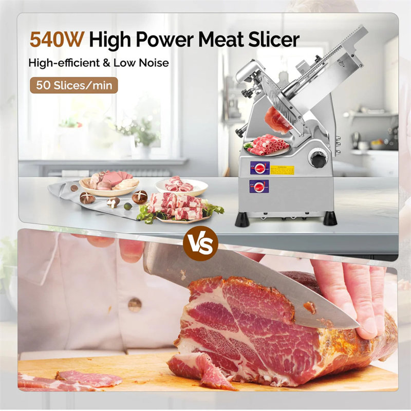 Trancheuse de viande commerciale 10 "540W 110V