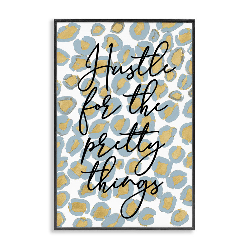 Art numérique «Hustle For Pretty Things» par Lanie Loreth, H 18 po x l 12 po, Giclée encadrée noir minuit