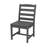  2 PC Elegant Outdoor Dining Grey Chair,Heavy-Duty 300Lbs Capacity, Comfort Slatted Design-119602328