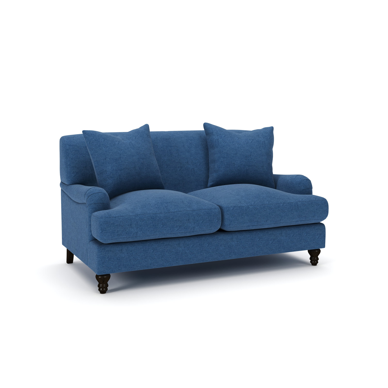 Walters 59'' Tight Back Loveseat, Classic Indigo Denim