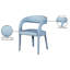 Chaise en similicuir Sylvester-1788655813