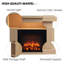 LIPSON FLAMME Electric Fireplace-1193843576-1193843579
