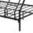 Heavy Duty Twin-Over-Full Metal Bunk Bed, Easy Assembly With Enhanced Upper-Level Guardrail, Black-1963982634
