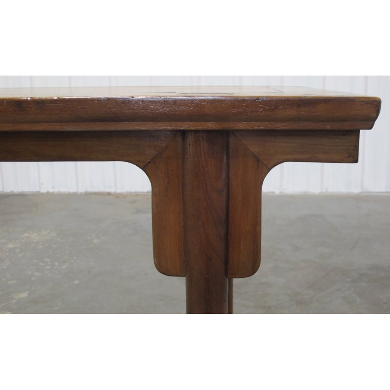75" Long Antique Chinese Painting Table