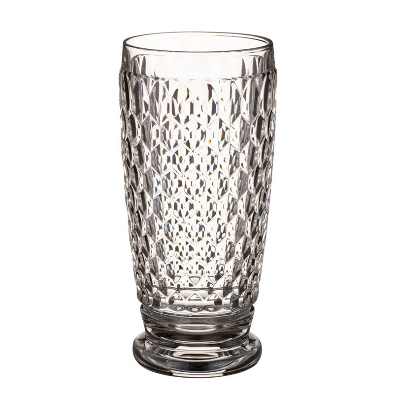 Villeroy & Boch Boston 13.5 oz. Lead Free Crystal Highball Glass, S/4, Clear