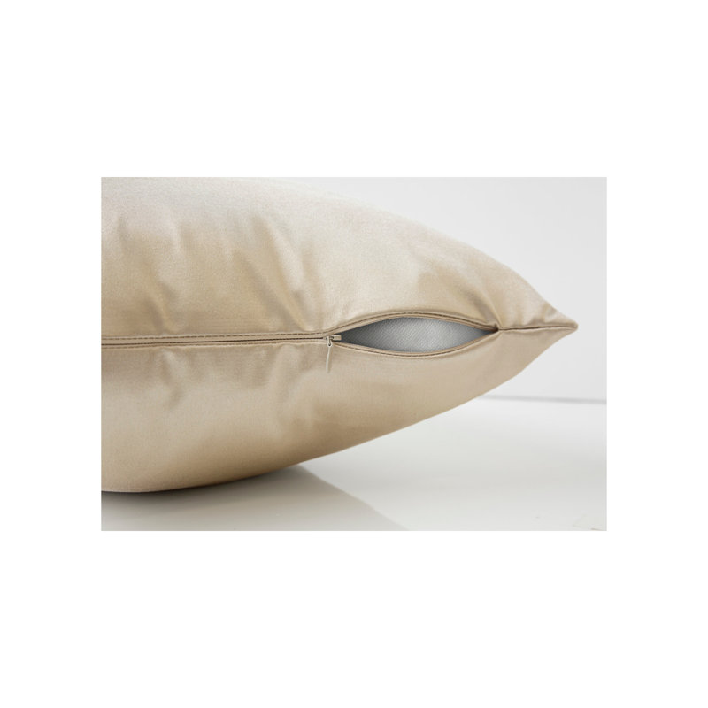 Coussins, carré 18 X 18, insert inclus, accent, canapé, canapé, chambre à coucher, polyester, Or
