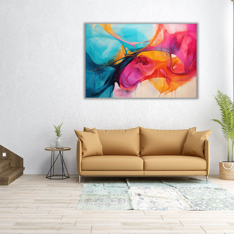 Chaos coloré, H 32 po x l 48 po